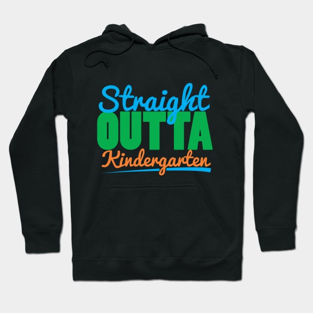 Straight outta Kindergarten Hoodie by Litho